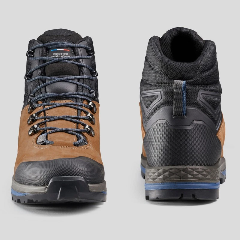 Botas impermeables de piel Forclaz TREK100 - Imagen 4