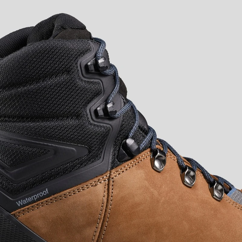 Botas impermeables de piel Forclaz TREK100 - Imagen 5