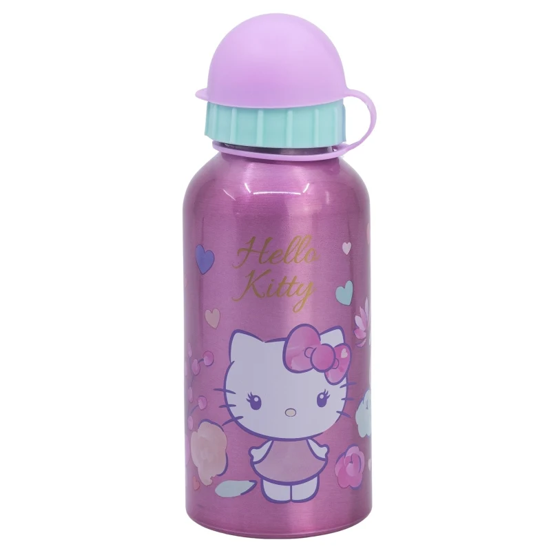 BOTELLA ALUMINIO PEQUEÑA 400 ML HELLO KITTY - Imagen 2