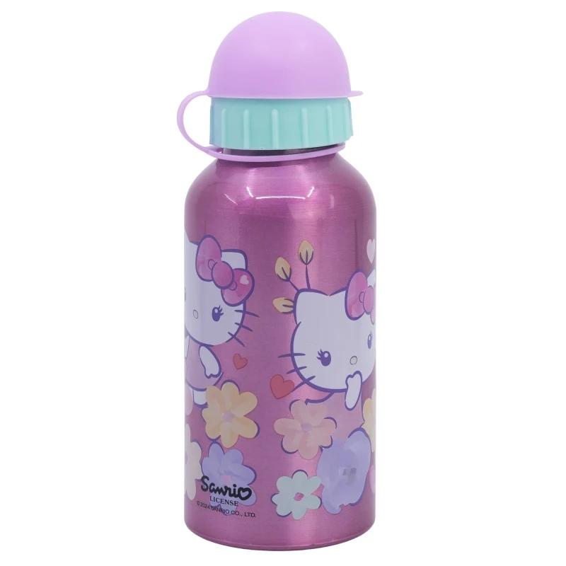 BOTELLA ALUMINIO PEQUEÑA 400 ML HELLO KITTY - Imagen 3