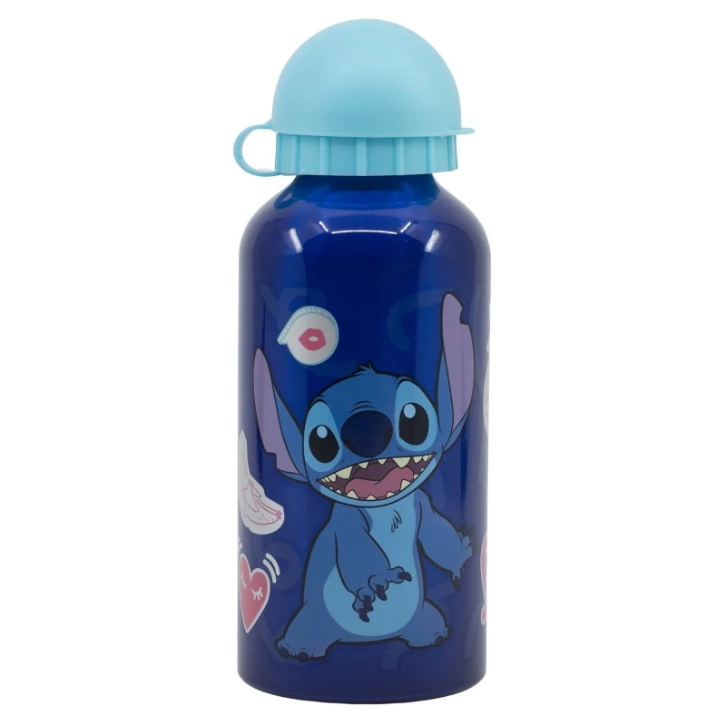 BOTELLA ALUMINIO PEQUEÑA 400 ML STITCH PALMS - Imagen 3