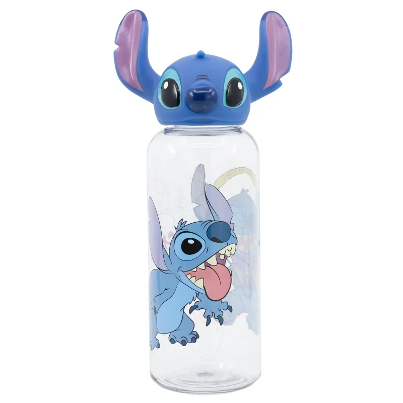 BOTELLA FIGURITA 3D 560 ML STITCH FLOWERS - Imagen 2