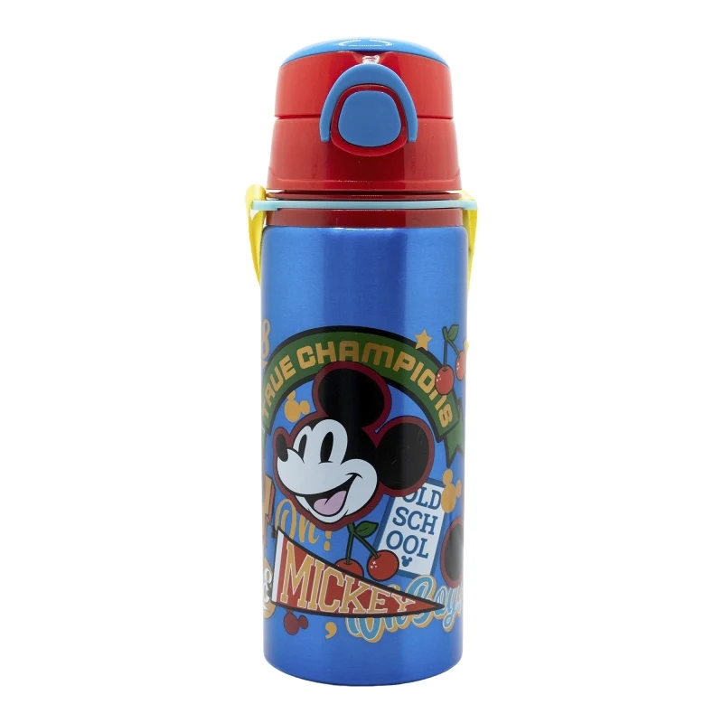 BOTELLA POP UP DE ALUMINIO CON CORREA 730 ML MICKEY TRUE CHAMPIONS - Imagen 2