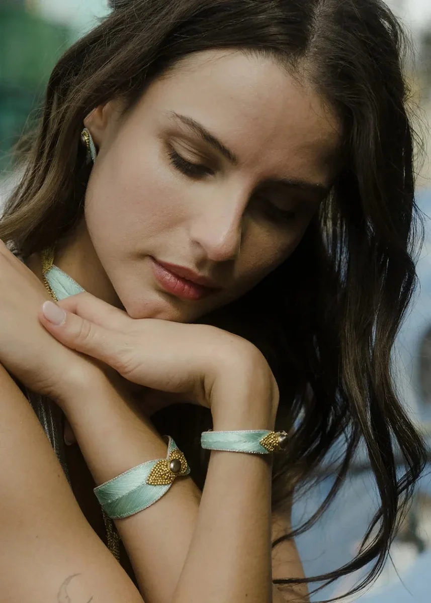 Brazalete fino seda - Imagen 2