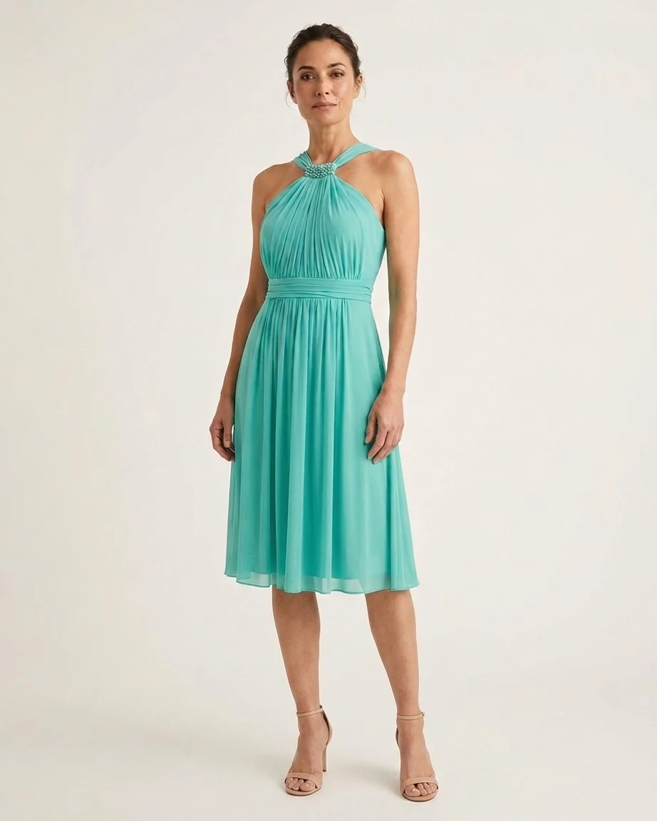 Vestido Aguamarina Perla Royale - Imagen 3