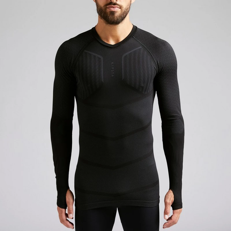 Camiseta térmica unisex Kipsta KEEPDRY500 - Imagen 3