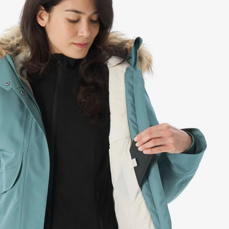 casaca bomber impermeable de montaña QUECHUA NH500 - Imagen 4