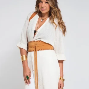 Cinturón Boho Chic Ante Camel
