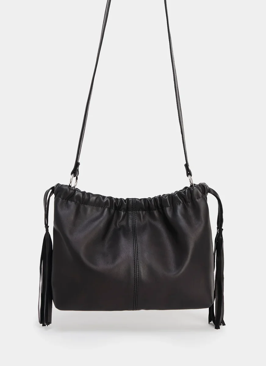 Clutch Negro Piel Erica - Imagen 5