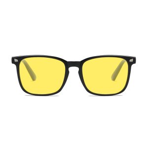 cross-border vintage night-vision blue-light glasses supplier yellow lens unisex  EBL020
