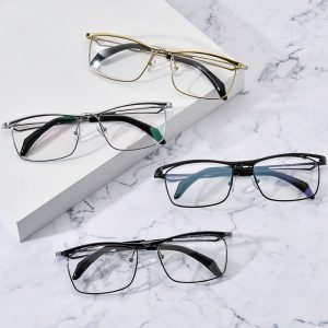 Custom Titanium Eyeglasses – 18043