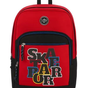 MOCHILA SKATEBOARD ROJO