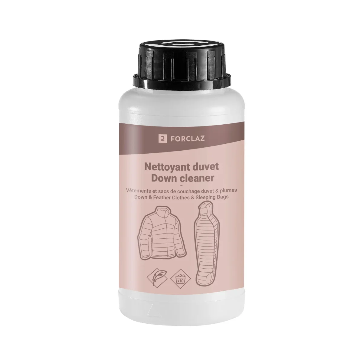 Detergente para prendas y saco de dormir de plumón Forclaz - Imagen 2