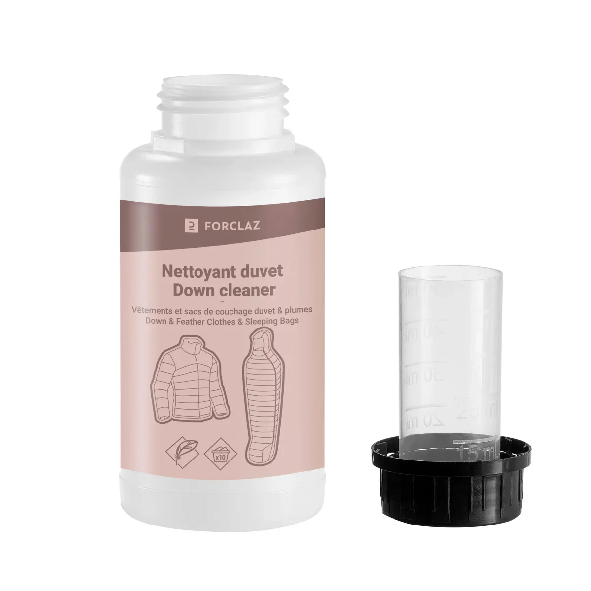 Detergente para prendas y saco de dormir de plumón Forclaz - Imagen 3