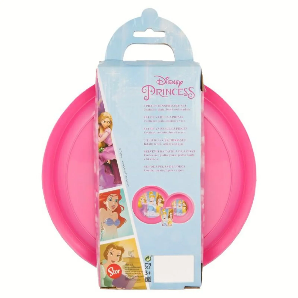 STOR SET EASY 3 PCS (PLATO, CUENCO Y VASO) PRINCES - Imagen 3