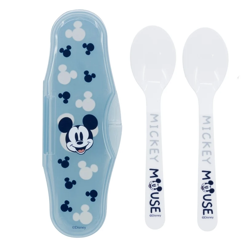 ESTUCHE TODDLER 2 CUCHARAS PP MICKEY MOUSE FULL OF SMILES - Imagen 2