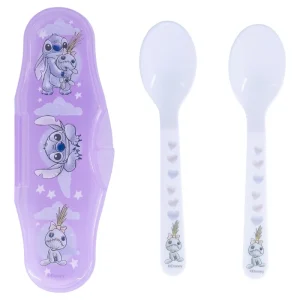 ESTUCHE TODDLER CON 2 CUCHARAS PP STITCH CUDDLE ME
