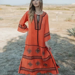 Kaftan Cancun orange