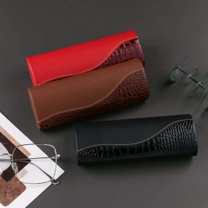 Leather Eyeglasses Case Supplier – S207