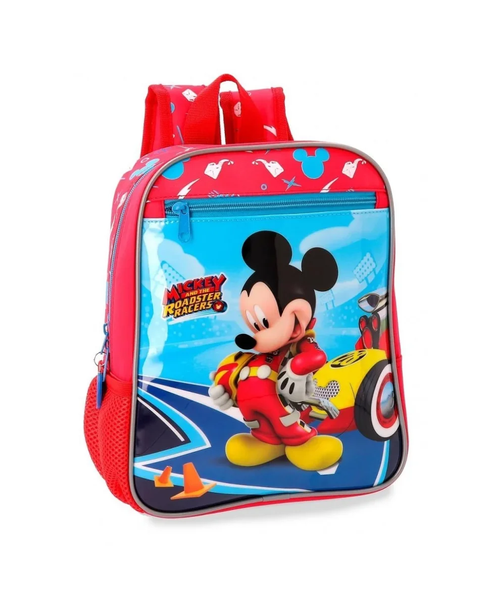 MOCHILA GUARDERIA MICKEY LET´S ROLL 28X23X10CM - Imagen 2