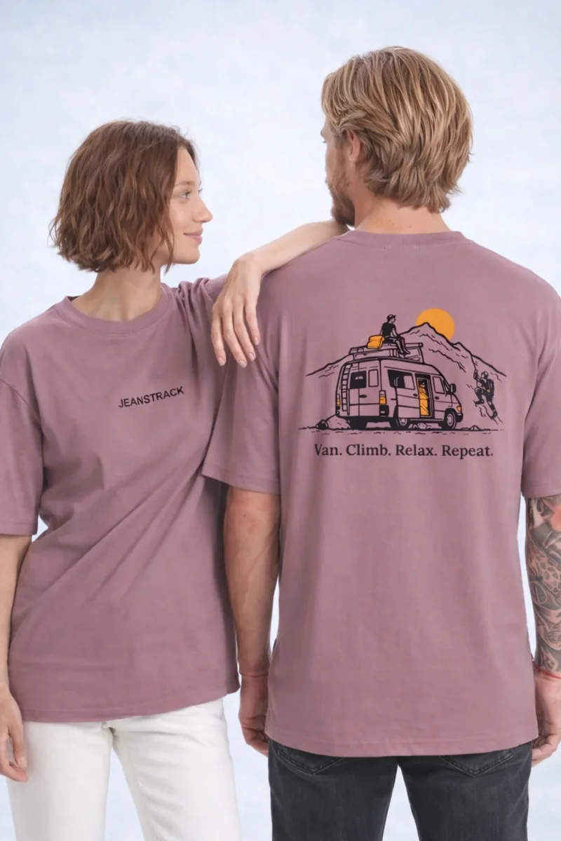 Camiseta Escalada Nomad Wine Unisex - Imagen 2