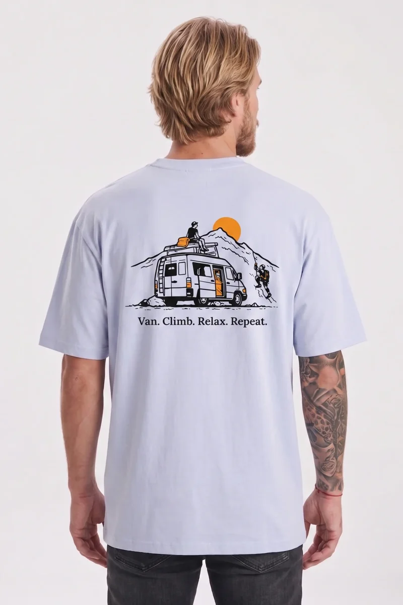 Camiseta Escalada Nomad Blue Unisex - Imagen 5