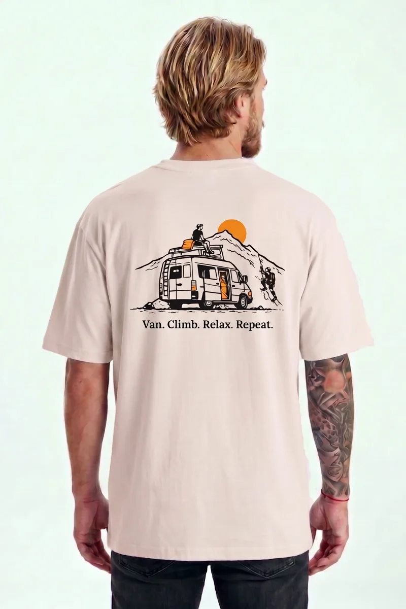 Camiseta Escalada Nomad White Unisex - Imagen 5