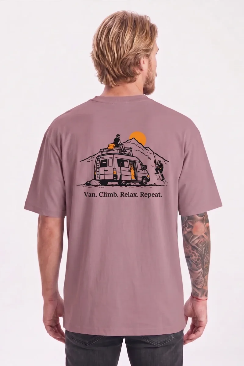 Camiseta Escalada Nomad Wine Unisex - Imagen 5