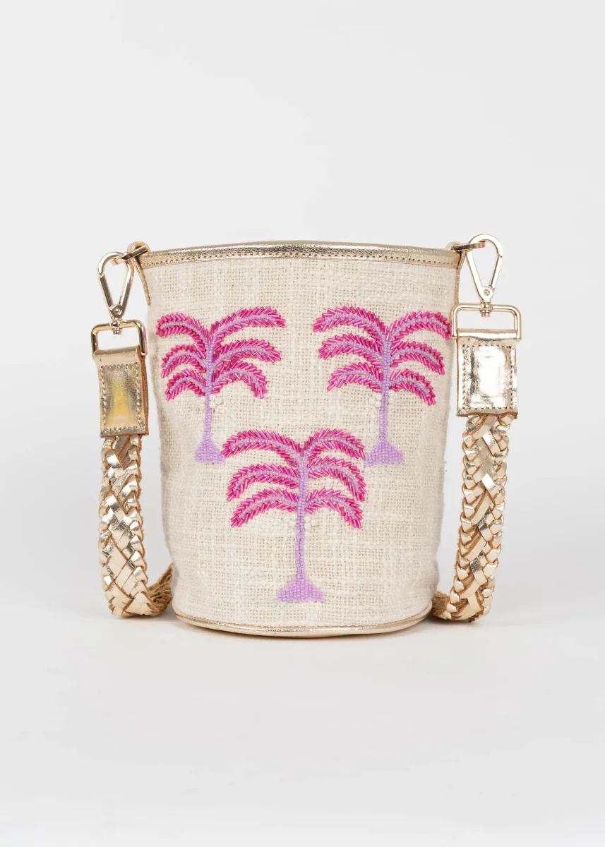 Bandolera Palms rosa - Imagen 4
