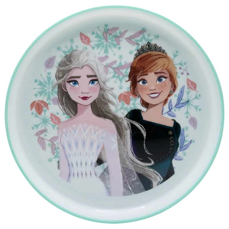 PLATO ANTIDESLIZANTE PREMIUM BICOLOR FROZEN SNOWY TALE - Imagen 2