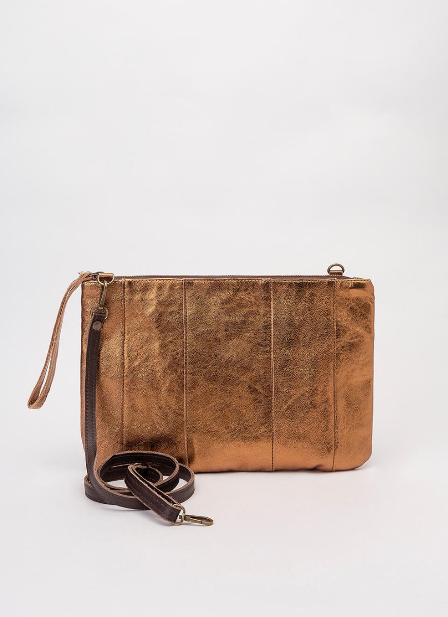 Bolso de Mano Dorado Glam - Imagen 4