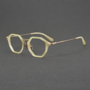 polygon-acetate-titanium-optical-frames manufacturer DTX-448 oversized
