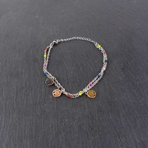 Pulsera doble colores