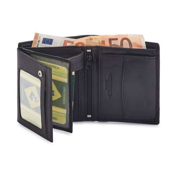 Cartera Sebastián vertical en Piel - Imagen 4