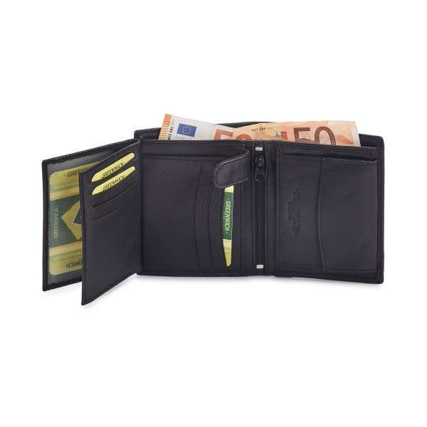 Cartera Sebastián vertical en Piel - Imagen 5
