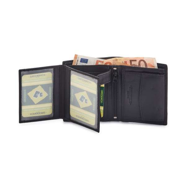 Cartera Sebastián vertical en Piel - Imagen 6