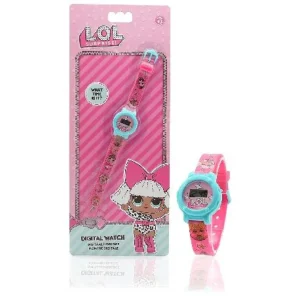RELOJ DIGITAL PREMIUM LOL SURPRISE PINK MODA