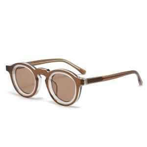 retro-round-acetate-sunglasses export supplier amber-color-lens PROPAGANDY