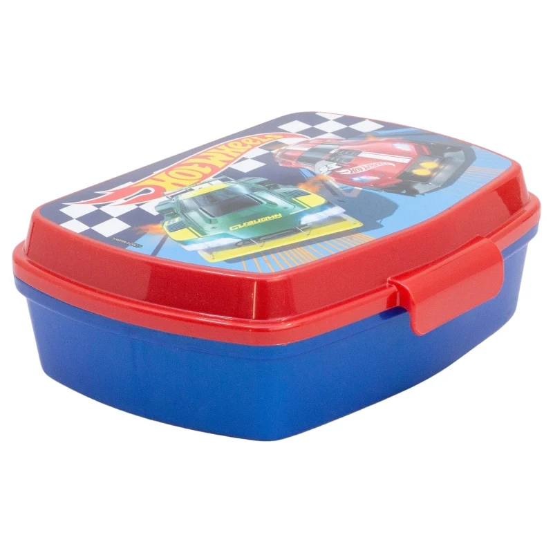 SANDWICHERA RECTANGULAR HOTWHEELS BLUE FIRE