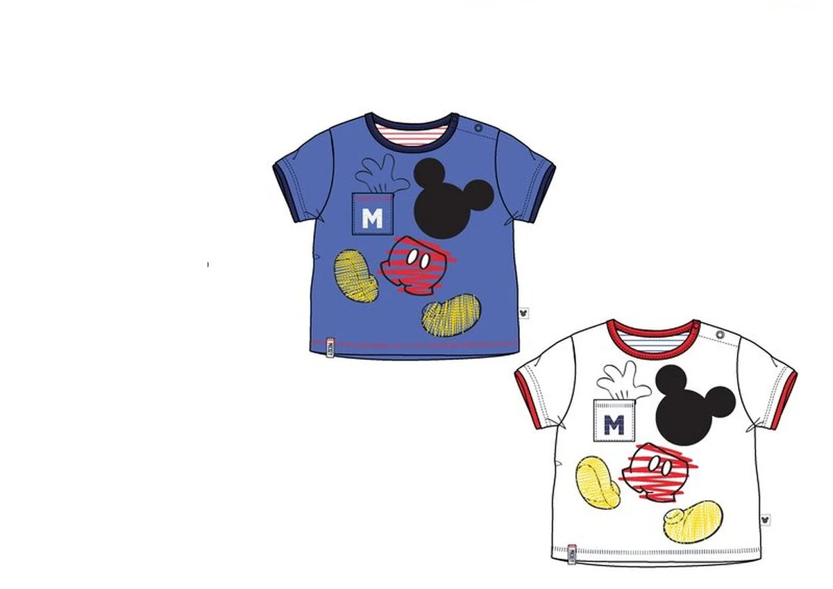 PACK 6 CAMISETA MICKEY T 12 -36 MESES