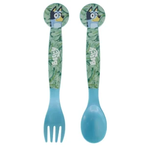 SET DE 2 CUBIERTOS PP (CUCHARA Y TENEDOR) BLUEY