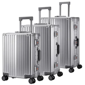 Set de maletas 100% aluminio New York