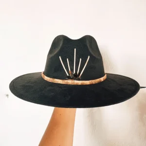 Sombrero gamuza negro sunrise