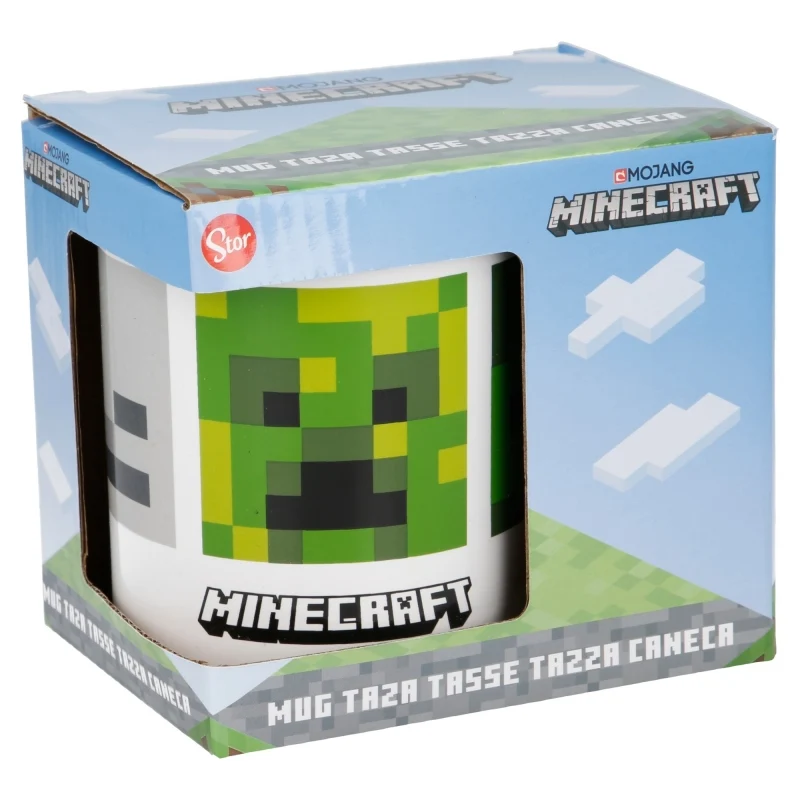 TAZA CERAMICA 325 ML EN CAJA REGALO MINECRAFT - Imagen 3