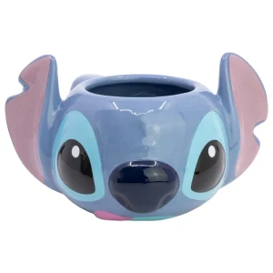 TAZA CERAMICA 3D 375 ML EN CAJA REGALO STITCH