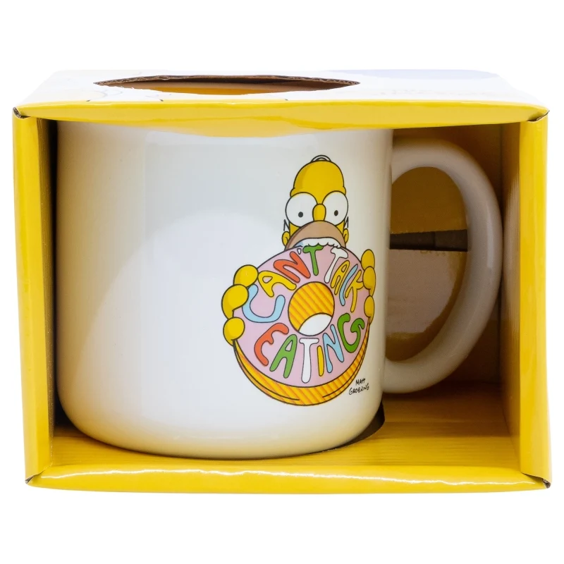 TAZA CERAMICA DESAYUNO 400 ML EN CAJA REGALO SIMPSONS HOMER FACE - Imagen 2