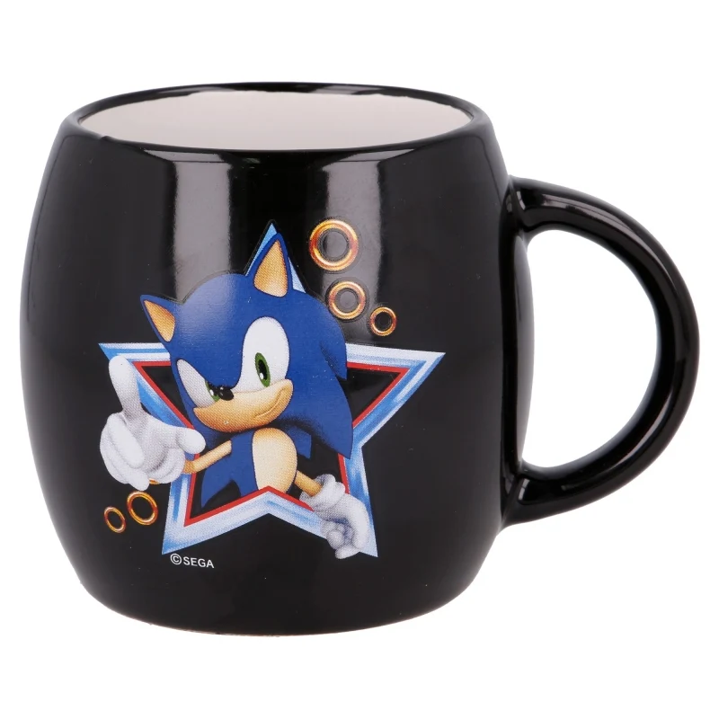 TAZA CERAMICA GLOBE 380 ML EN CAJA REGALO SONIC - Imagen 2