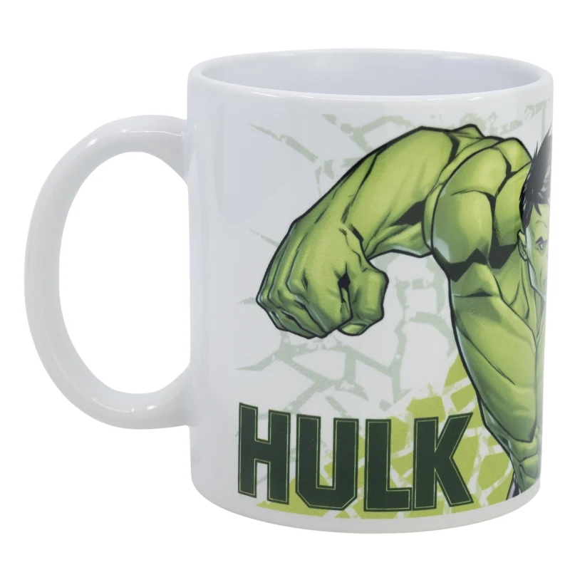 TAZA CERAMICA SB 325 ML EN CAJA AVENGERS HULK FIST STRENGTH - Imagen 2