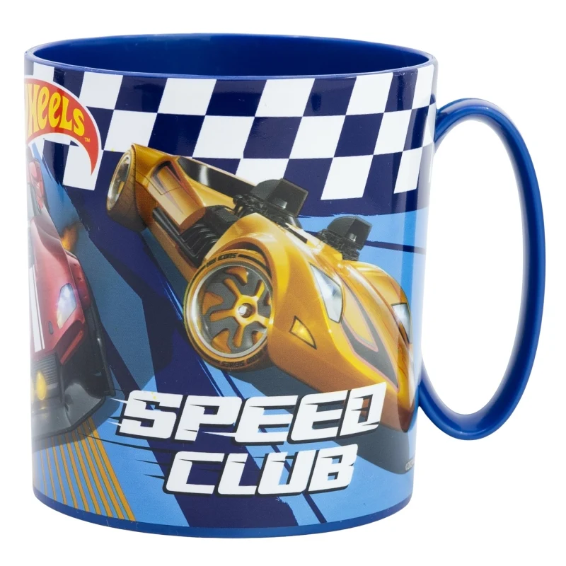 TAZA MICRO 390 ML HOTWHEELS BLUE FIRE - Imagen 2
