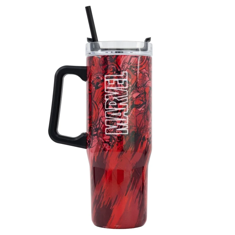 TAZA TERMO XL ACERO INOXIDABLE 940 ML MARVEL PATTERN - Imagen 3